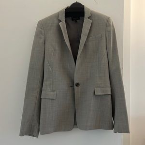 Theory Dancey Reedley Grey Heather Suit Jacket blazer
